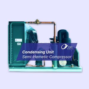 Condensing Unit - Semi-Hemetic Compressor